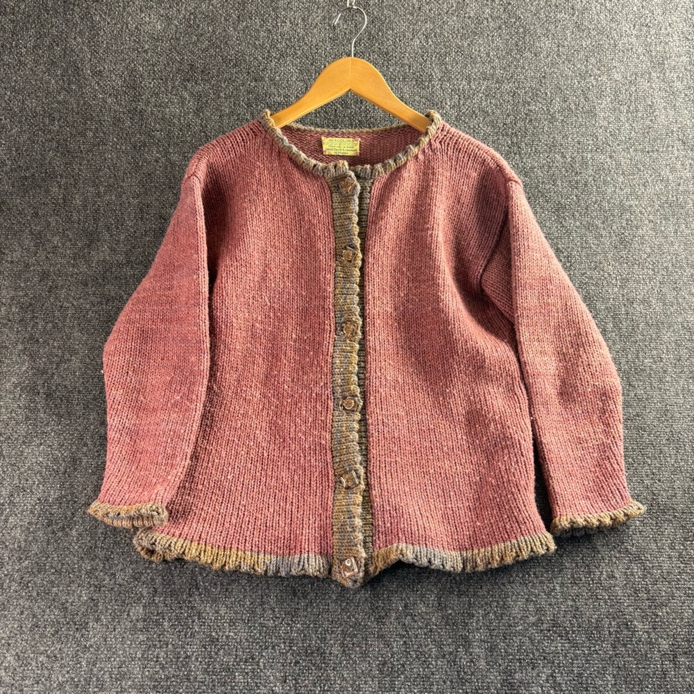 Women's Pink Cardigan Sweater